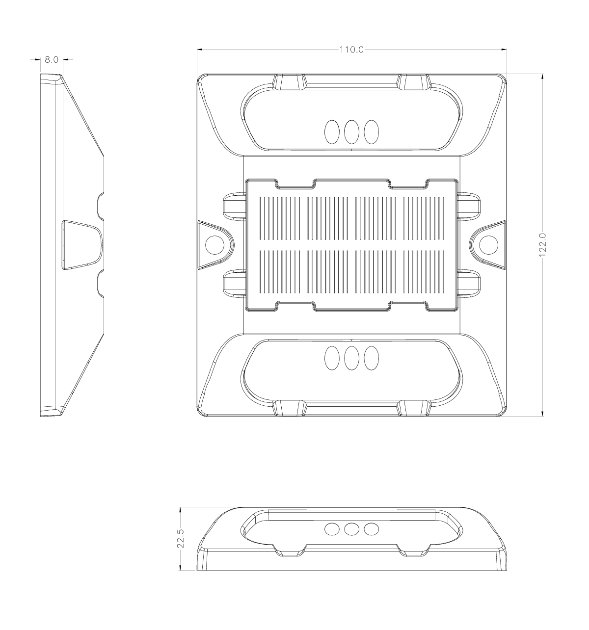 Solar road stud production line