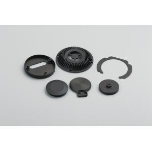 China precision machining black AL6061 aluminum parts for OEM high end special lens  ACCESSORIES on sale