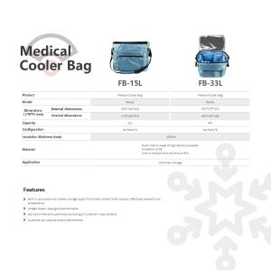 Insulation Cooler Bag With Ice Packs For Temperature-Sensitive Products Blood