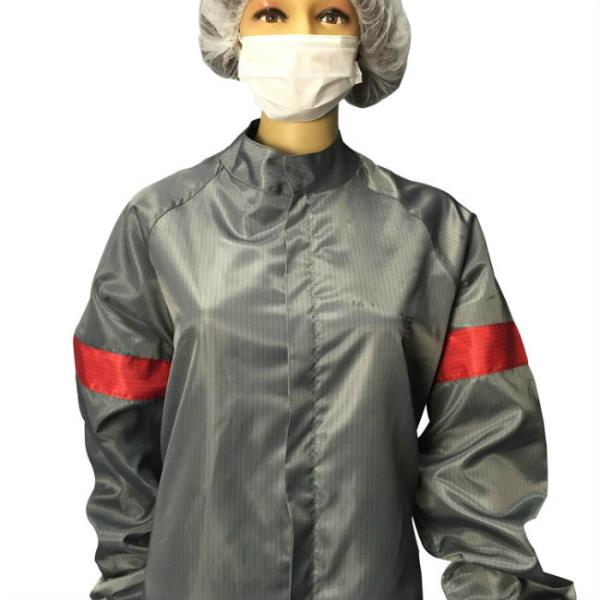 Tailored Cleanroom Anti Static ESD Jumpsuit With Knitted Cuff