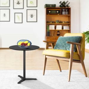 Tomile Black Round Bistro Table