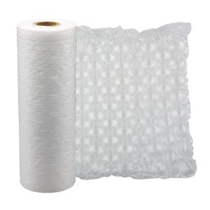 Transparent PE Air Cushion Film Roll , 40cmx32cmx300m Bubble Pillow Packaging