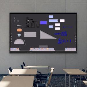 China 65 inch LCD Teaching Board MultiTouch Interactive Smart on sale