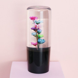 Clear Car Resin Shift Knob Custom With Real Flower Inside