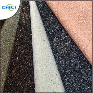 Quality Grade 3 Glitter Leather Fabric Style Mixed Attractive High Brightness for sale