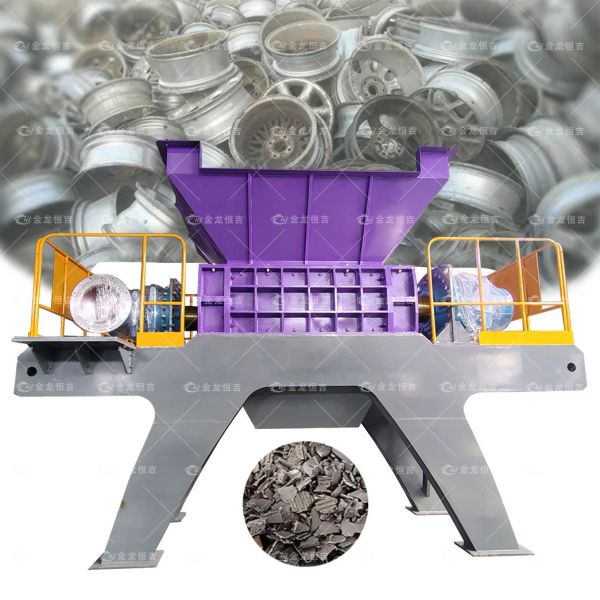 Industrial Waste Recycling Double Shaft Shredder with 20100 kg Weight and