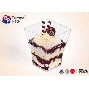 Transparent Plastic Square Cups 60ml