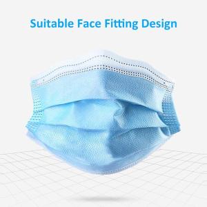 Non Woven Fabric 3 Ply Disposable Face Mask 3 Layers Against Catkin Pollen