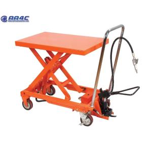 AA4C Pneumatic Hydraulic Cart And Hydraulic Double-function Table Truck