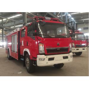 160HP 118kw Water Tanker Fire Truck 4 Ton For Emergency Rescue
