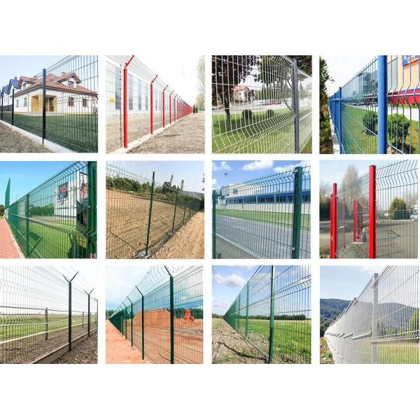 PVC Coated Galvanized Welded 3D Bending Curved Wire Mesh Fence