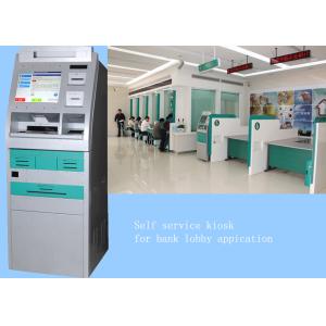 Internet / Information Self Service Photo Kiosk With Check Reader And Passport