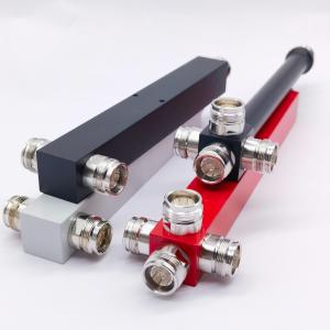 4 Way Low Pim Reactive High Power Splitter 698-3800MHz 4.3-10 F Grey/Red/Black