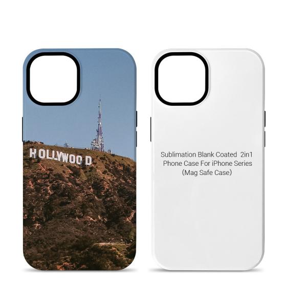 Protective Blank Sublimation Magsafe Phone Case For Iphone 15 16 Custom Magnetic Mobile Cover