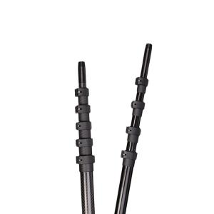 Plain Weaving Carbon Fiber Extension Pole For Arecanut Plucking