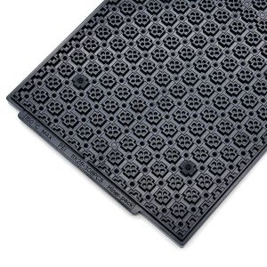 High Temperature JEDEC Tray Secure And Stackable IC Tray Design For Bake Oven