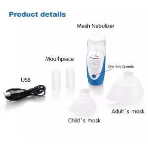 Asthma Portable Nebulizer Machine Handheld Rechargeable Small Mesh Ultrasonic