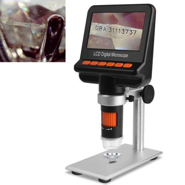 Buy Gemological Microscope Digital Lcd 110mm Usb Microscope With Screen at wholesale prices