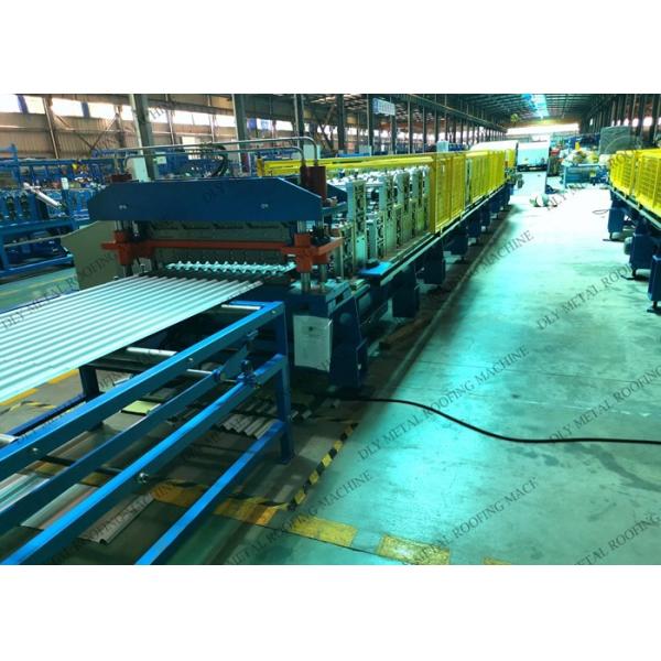 Buy 1250mm 380v Metal Roofing Sheet Making Machine Plc Automatic at wholesale prices
