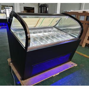 16 Pans Ice Cream Display Freezer