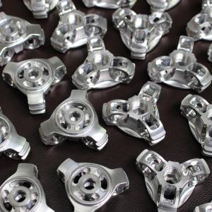 High Precision Milled CNC Aluminum Parts Sandblasting Anodizing Silver Surface