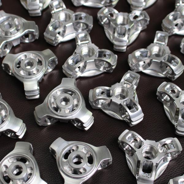 High Precision Milled CNC Aluminum Parts Sandblasting Anodizing Silver Surface