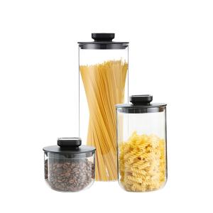 Kitchen Decorative Bean Borosilicate Glass Jars 500ml 1000ml 1800ml