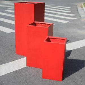 Powder Coated Finishing Fiber Clay Planters For Gardening Needs