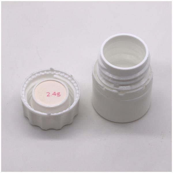 20ml White HDPE Refillable Solid Medicine Capsule Pill Tablet Plastic Bottle Jar for Other Medicine