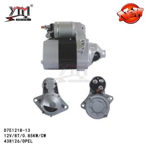 Durable 12V 8T 0.85KW CW Chevrolet Starter Motor 438126 D7E1218-13