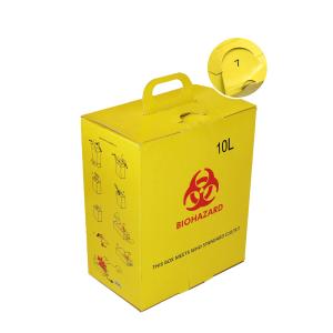 Personalized Medical Sharps Box ECO - Friendly Disposal Paper Material