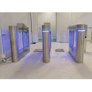 Security Turnstile Gate with 1400x120x1000mm Dimension 55-130CM Lane Width and