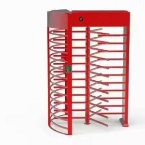 Fingerprint Access Control 304 Stainless Steel Turnstile Full Height
