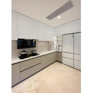 Modern Kitchen Cabinet with Melamine Door Panel Customizable