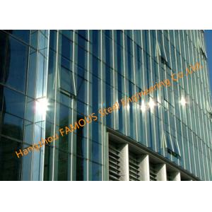 Sun Shading 6mm 6A/9A/12A 6mm Glass Curtain Wall Facade