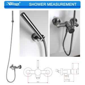 Wall Mounted SS304 Chroming Faucet Bath Shower Set