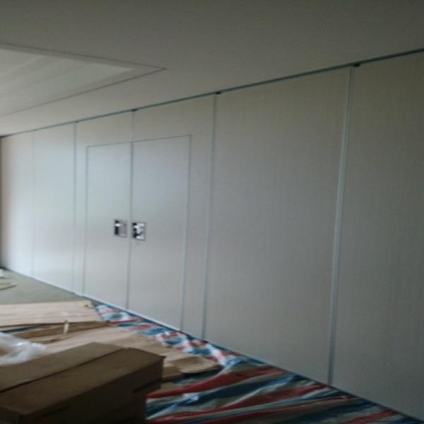 Aluminium Sliding Acoustic Room Dividers Office Removable Partitions For Conference Room