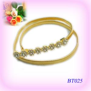 Quality Middle East Ladies gold Metal Jewelry Corset Skinny Waist Belt OEM for sale