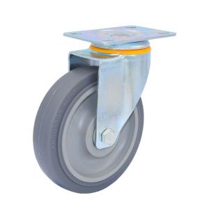 Customized Request Industrial Casters Diameter 100mm Pl Material Caster Wheel
