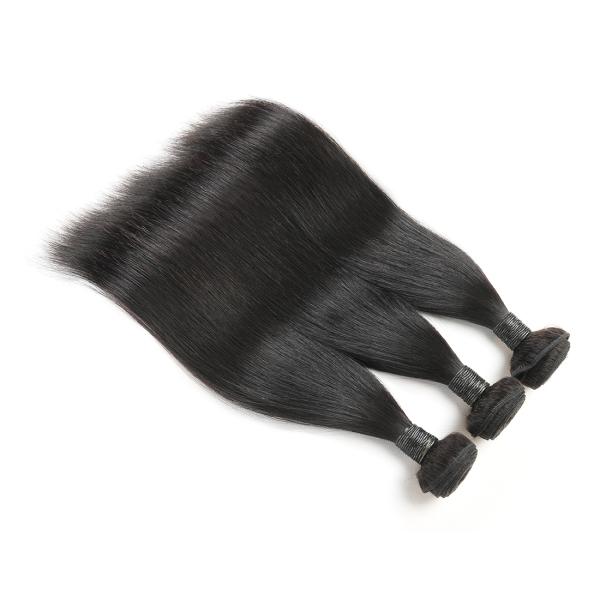 Strong Weft Straight Virgin Hair Weave / Brazilian Straight Human Hair Weave