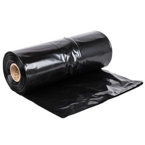 Low Density Black Trash Bag , Environmentally Friendly Garbage Bags