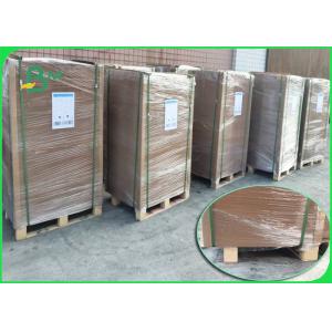 Quality Recycled PE Paper Food Safe Rigid Brown Kraft Paper 350gsm Sheet for sale