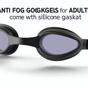 Anti Fog Swimming Goggles with Silicone Gasket for Adults