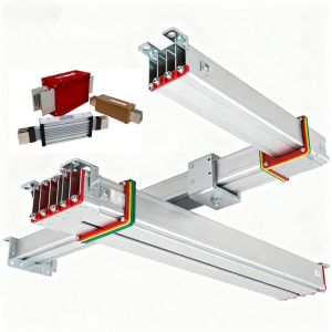 Dense Enclosed Plug In Busduct System 6300A Pouring Bus Duct