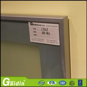 Quality anodized glass insert T5 toilet electrophoresis aluminum door frame for sale