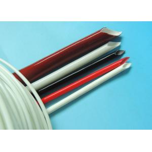 Silicon Resin Coated Silicone Fiberglass Sleeving 200℃ High Temperature 0.5mm -