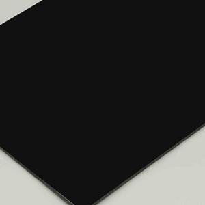 Matte Black PE 0.06mm - 0.50mm Durable PVD Aluminum Composite Panel Interior