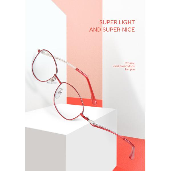Colorful Full Frame Reading Glasses Cute Readers For Women Anti Blue Light