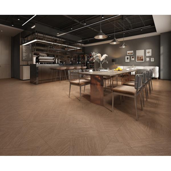 AAA Grade Brown Wooden Porcelain Tiles 600x1200mm
