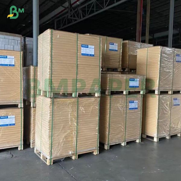 35G Excellent Printability Shiny Glazed MG Kraft Paper For Wrapping